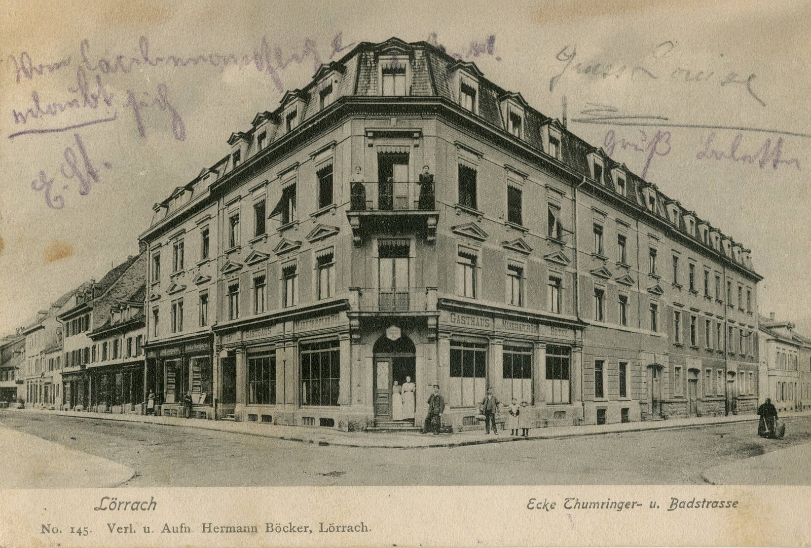 Markgräfler Hof 1906 (StaLö.Sam.Ak 36)