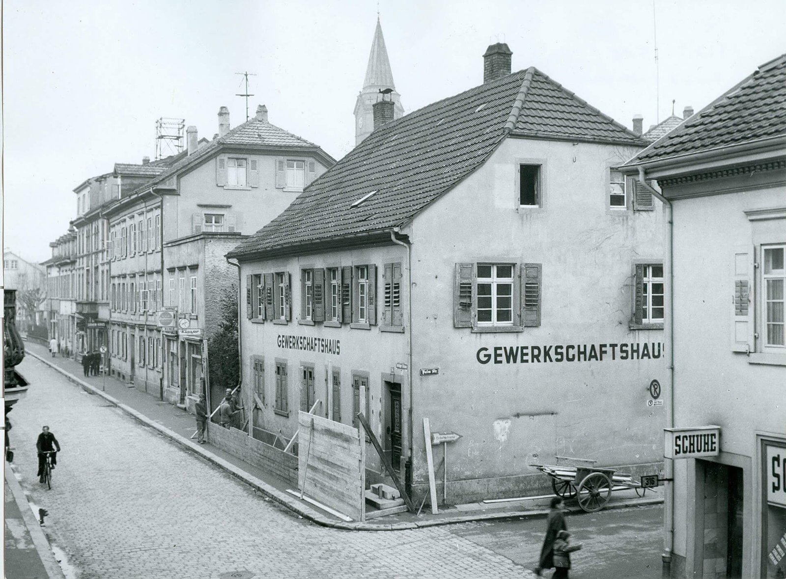 Foto Hügin, Gewerkschaftshaus um 1952 (Fo 334)