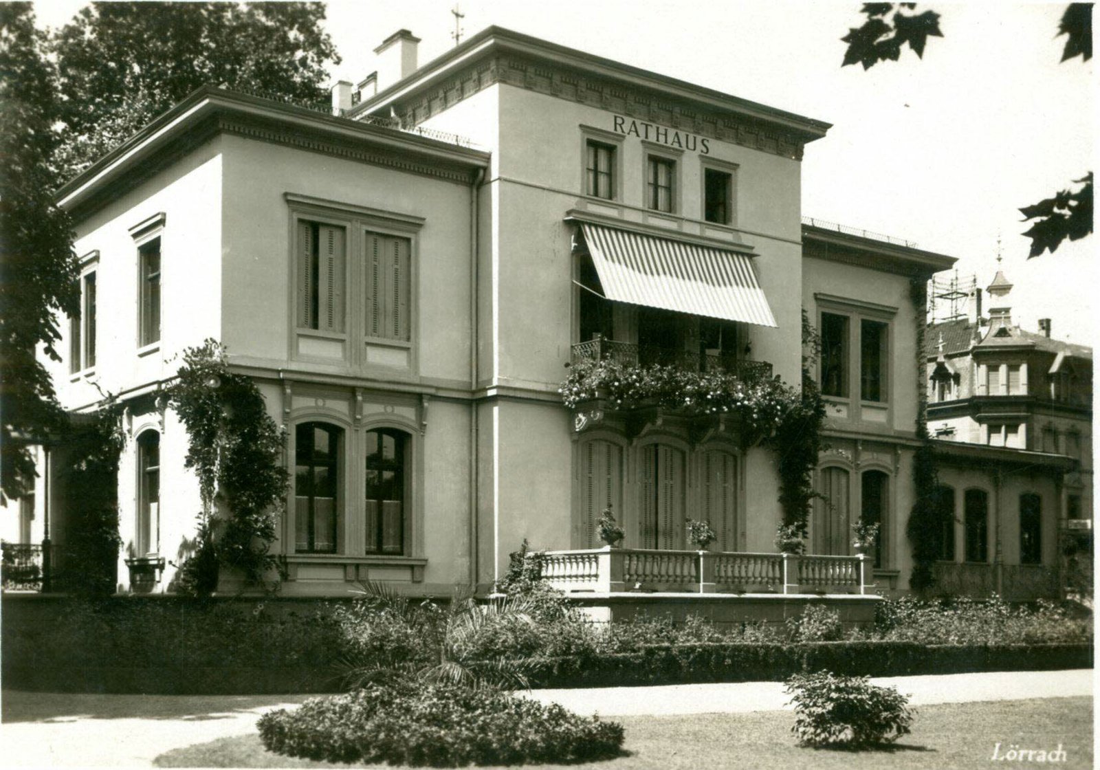 Rathaus Lörrach 1927 bis 1971