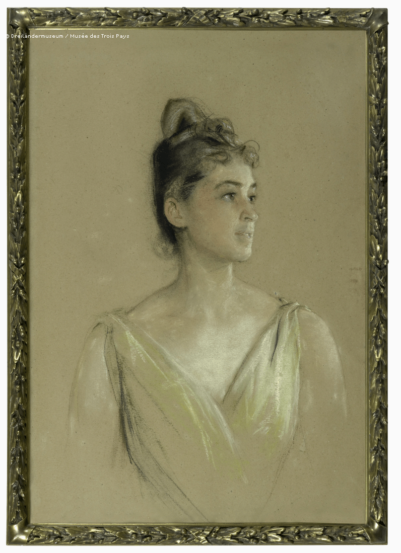 Helene Siegried-Aichele, Bildnis von Franz von Lenbach, ca. 1890 (DLM BK Len 001).
